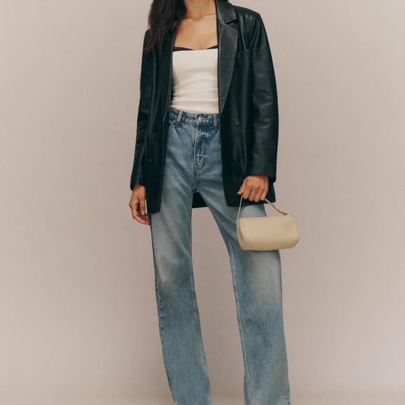 Reformation leather blazer NWT - Picture 4 of 5